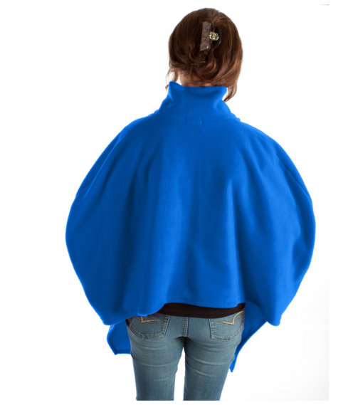 Fleece cape 7387 utan ärmar bak