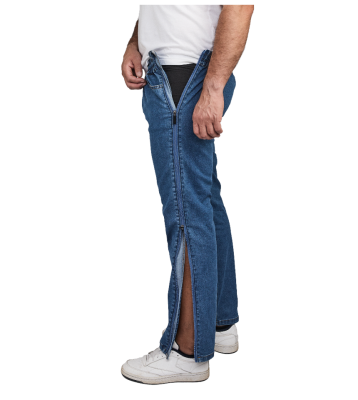 Amarillo Jeans Stretch Unisex Blå öppning sida