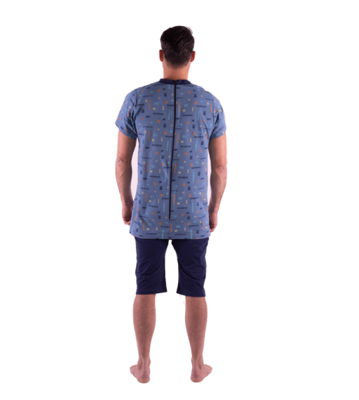 Herroverall pyjamas med dragkedja i ryggen 1055 - Bild 4