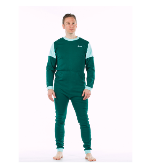 Overall Unisex i kraftigare bomullstrikå dragkedja i rygg 3-pack 1010-3 - Bild 6