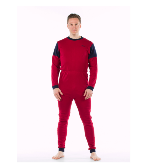 Overall Unisex i kraftigare bomullstrikå dragkedja i rygg 3-pack 1010-3 - Bild 5