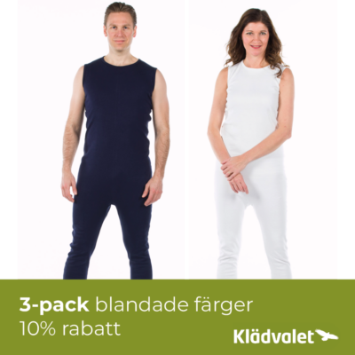 Overall Unisex utan ärm långa ben 3 2031