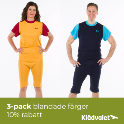 Pyjamas Unisex med dragkedja i rygg 1050 3p