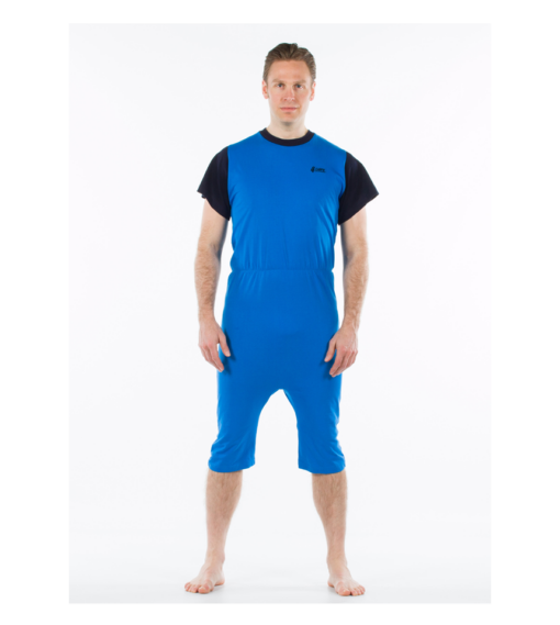 Pyjamas Unisex med dragkedja i rygg 1050 blå
