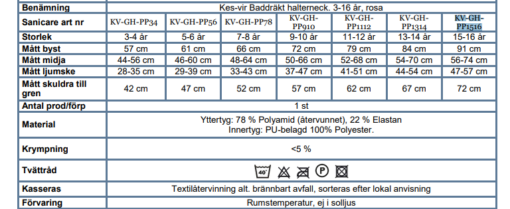 Baddräkt barn inkontinens - Bild 4