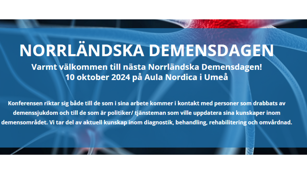 Ses vi i Umeå? Norrländska Demensdagen 2024