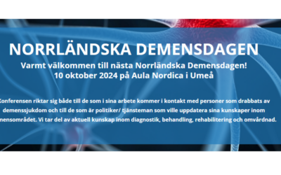 Ses vi i Umeå? Norrländska Demensdagen 2024