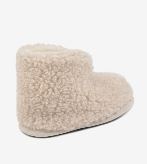 Tofflor i merino ull hög - Bild 3