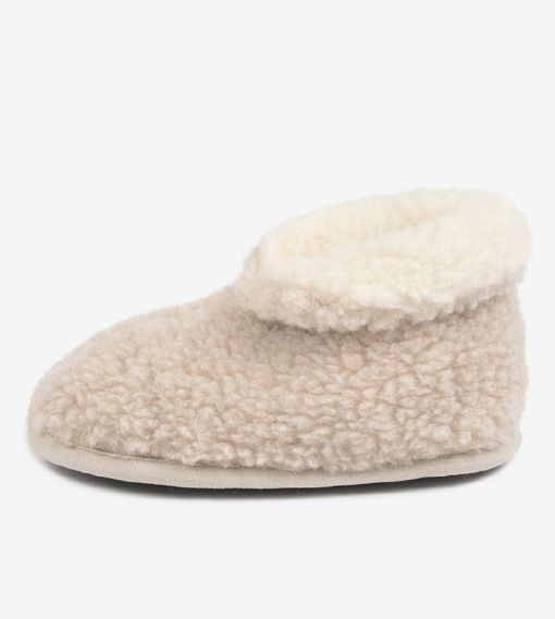 Tofflor i merino ull hög - Bild 2